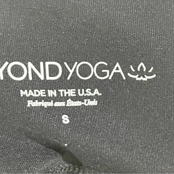 Beyond Yoga High Waist Butterfly print athletic leggings women size S Black - Picture 5 of 9